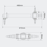 Lampa SUNSUN  UV-C 55W